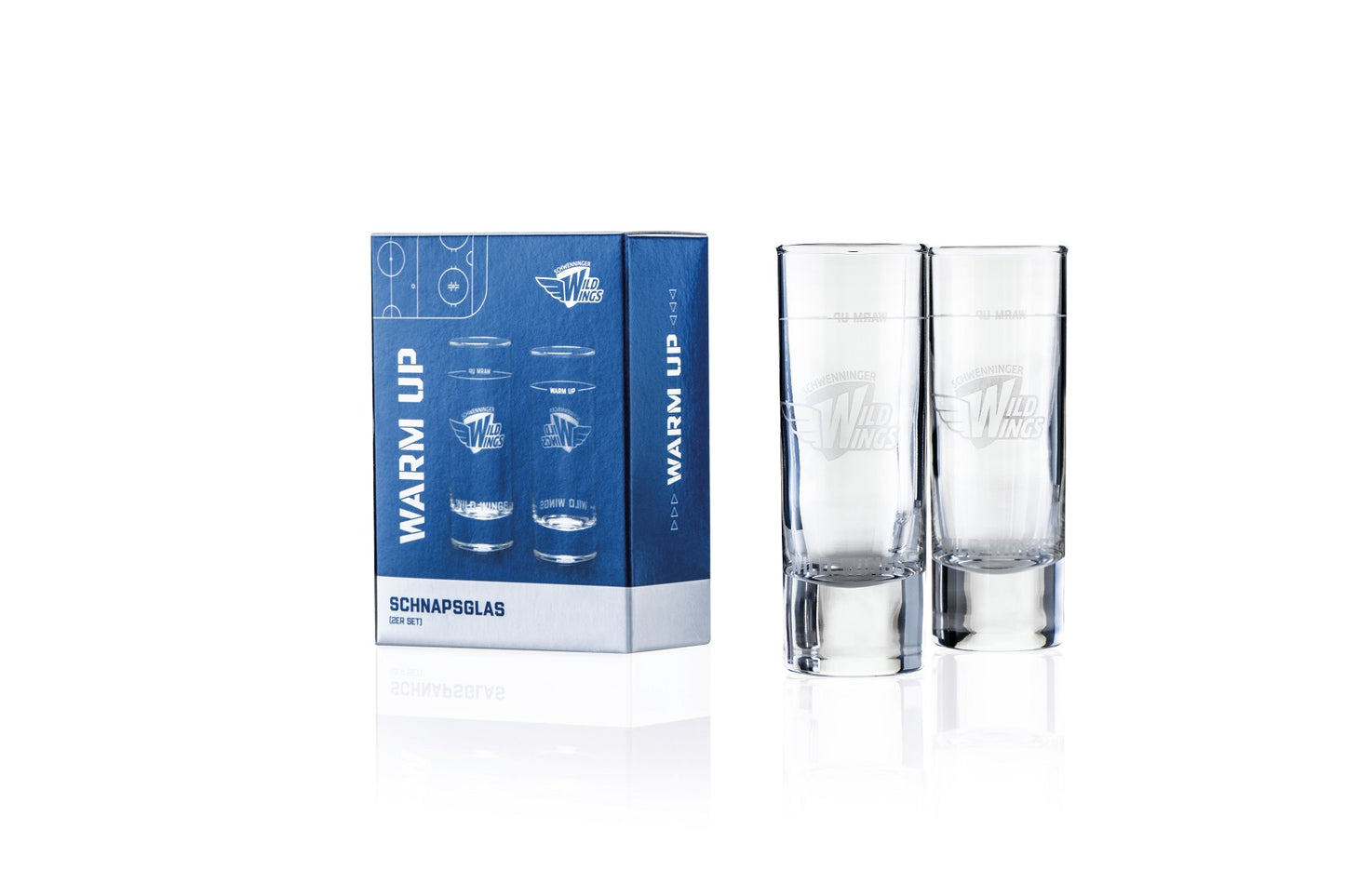 Schnapsglas 2er Set Warm Up