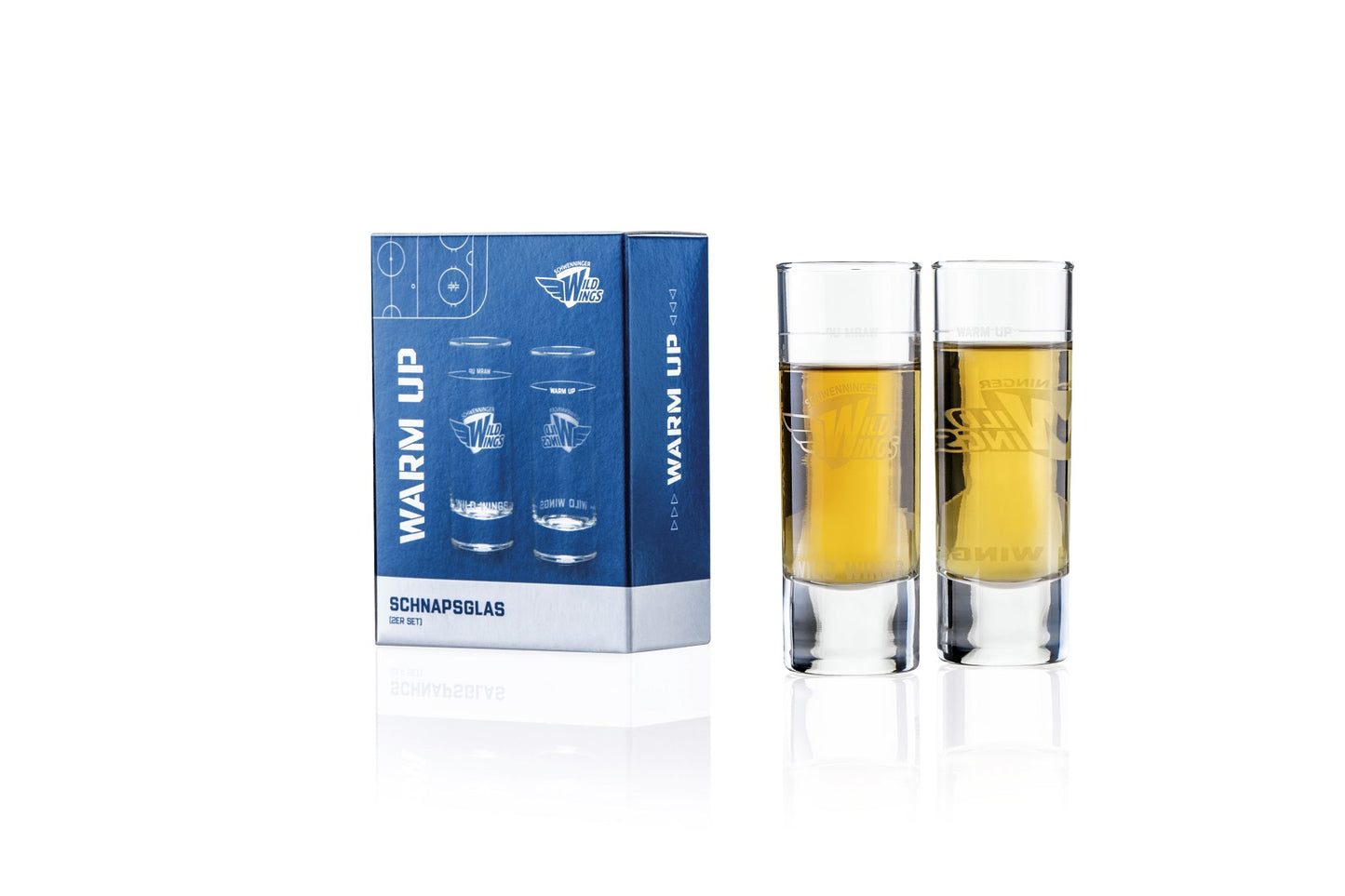 Schnapsglas 2er Set Warm Up