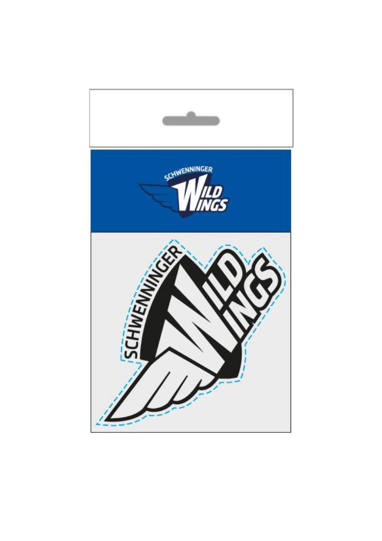 Aufkleber Wild Wings Logo Schwarz A6