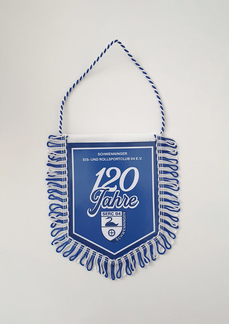 Wimpel 5-Eckig 120 Jahre SERC