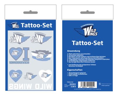 Wild Wings Tattoo Set