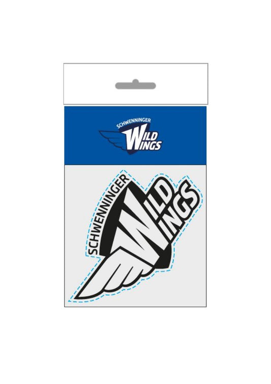 Aufkleber Wild Wings Logo Schwarz A6