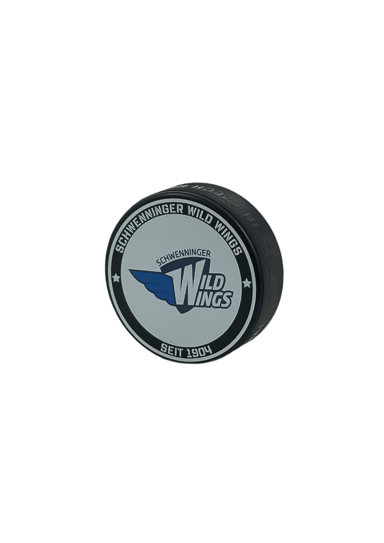 Puck mit Logoaufdruck