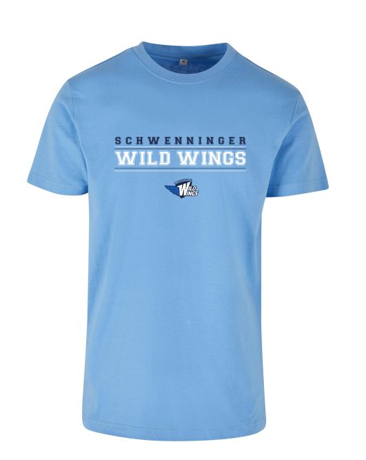 T-Shirt Wild Wings Hellblau